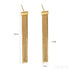 Simple Tassel Sterling Silver Fringe Drop Earrings Fay
